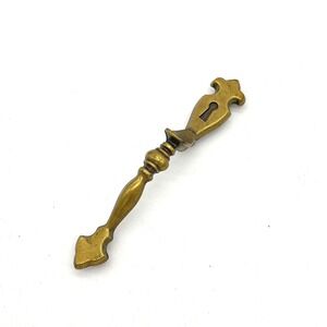 20 Brass Key Hole Thumb Latch 1976 Amerock 179 5 1/2" Cabinet Door Pull Handles